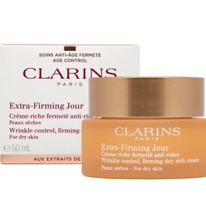 CLARINS EXTRA FIRMING JOUR RICH DAY CREAM DRY SKIN FULL SIZE 1.7 OZ NIB SEALED